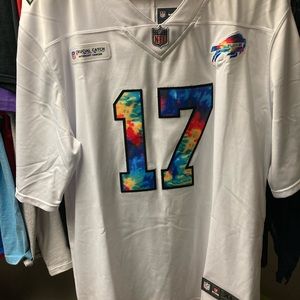 Josh (Air) Allen Buffalo Bills crucial catch jersey
